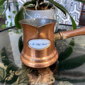 Le Petit Saucier by Tereflora, Vintage Copper pot